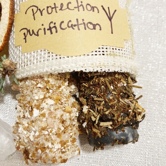 Protection & Purification Ritual candle set handmade - Picture 6 of 17